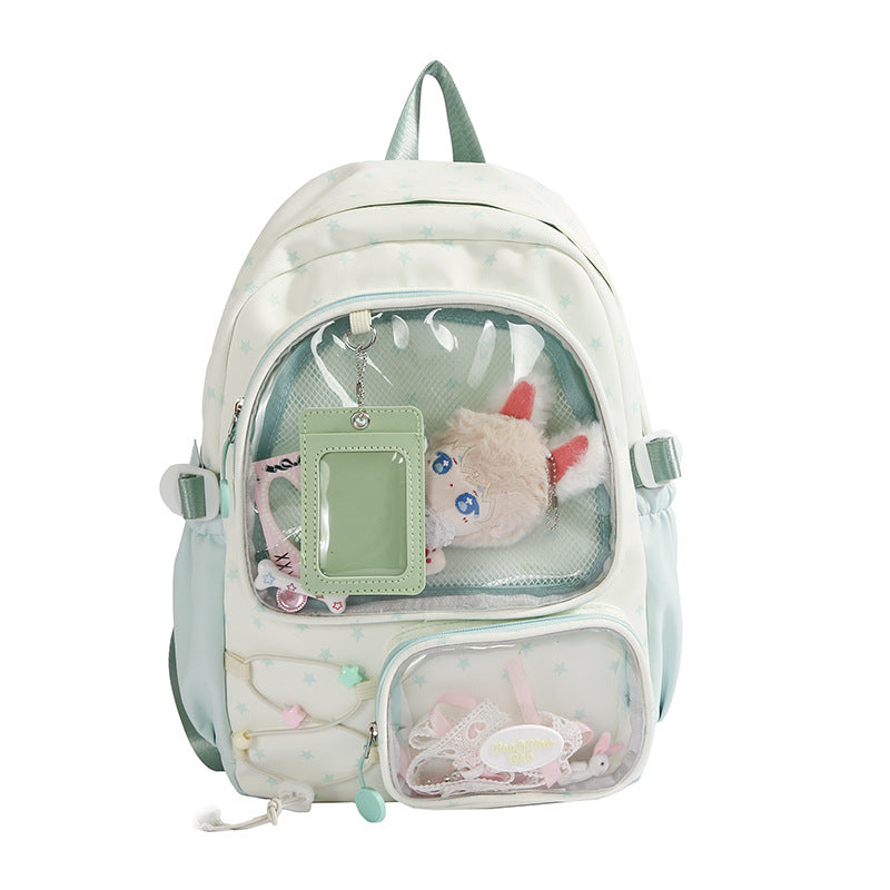 Women's Cartoon Two-dimensional Comic Show Early High Backpacks