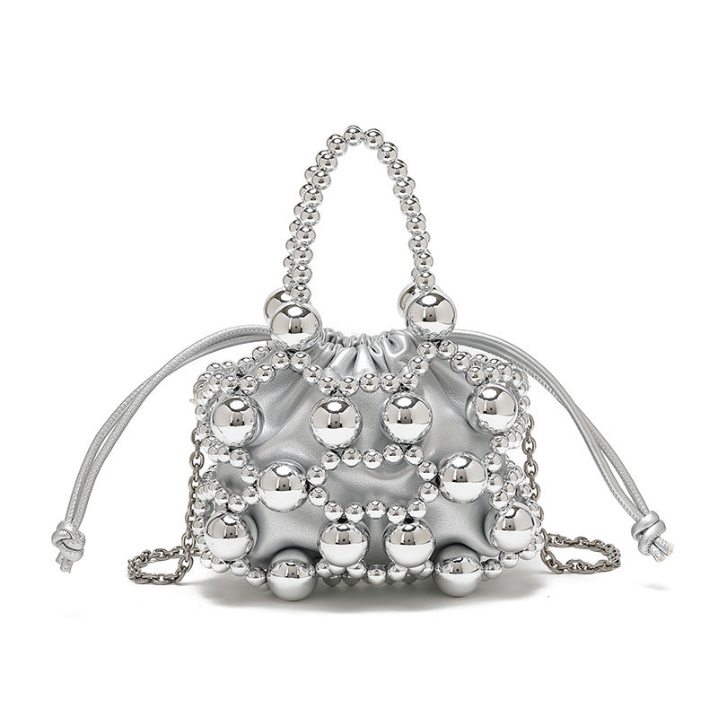 Women's High-grade Fashion Metal Beaded Summer Trendy Bags