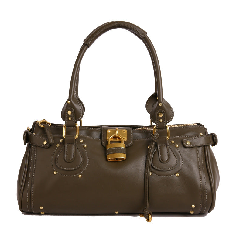 Women's Fashion Underarm Vintage Rivet Chloe Paddington Women's Shoulder Bag