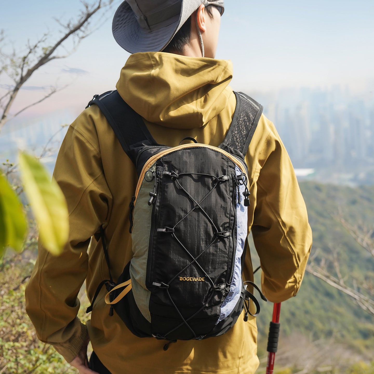 Large Capacity Riding Color Matching Fashion Light Leisure Backpack