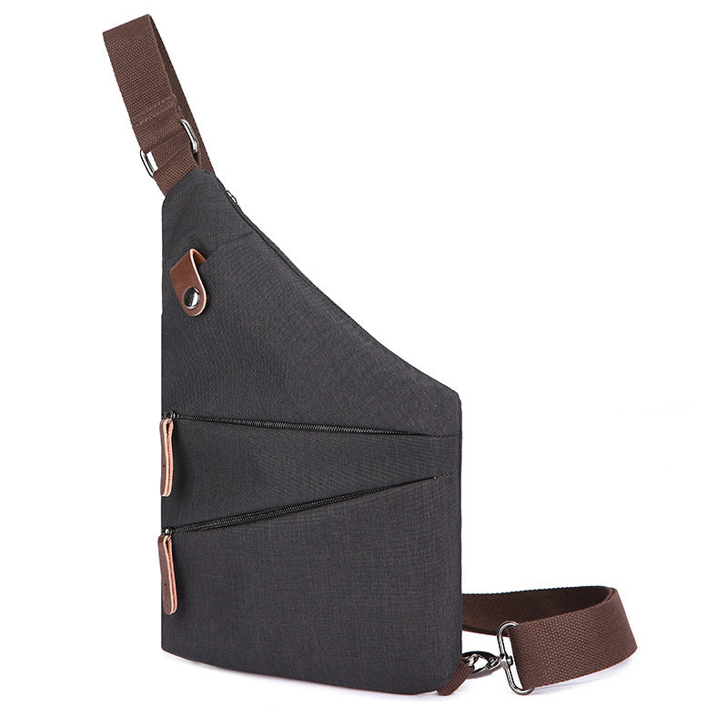 Waterproof Fabric Adjustable Strap Mini Portable Men's Chest Bag