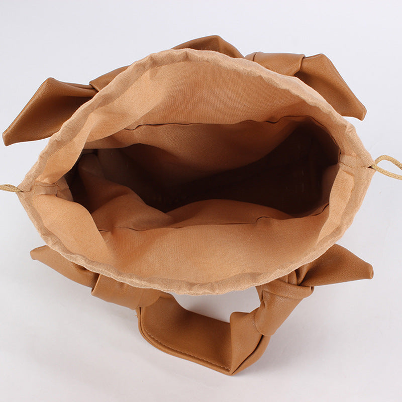 Oval Trapezoidal Frame Seaside Vacation Leisure Straw Women's Handbag