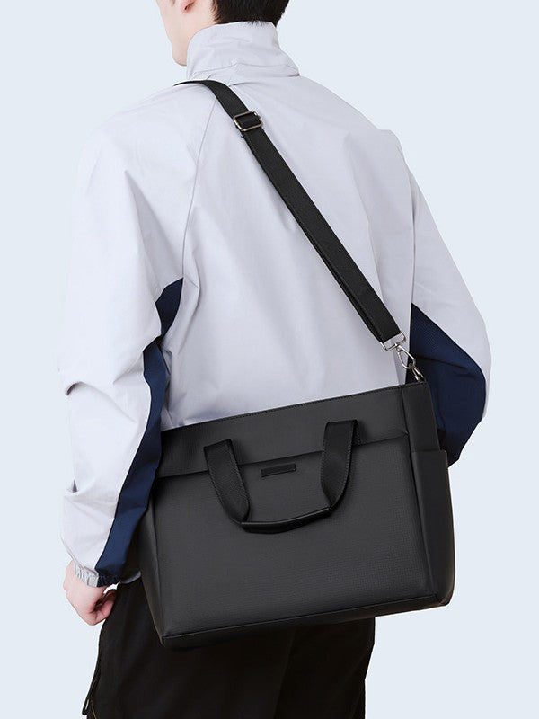 Men's Large Capacity High Sense Hand Holding Business Men's Shoulder Bag