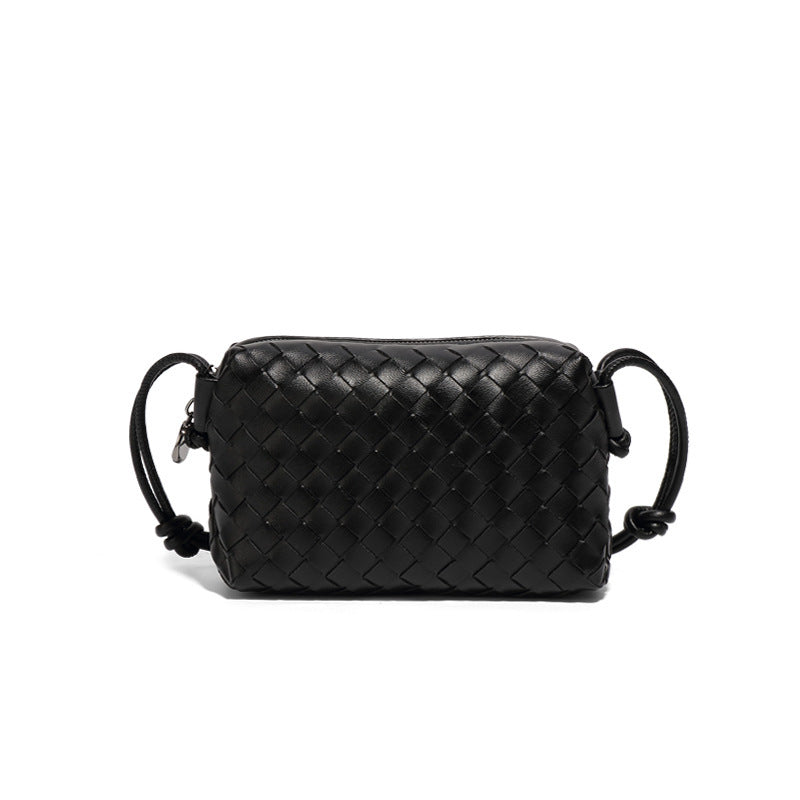 Women's Solid Color Woven One Fashion Fashionable Large Bags