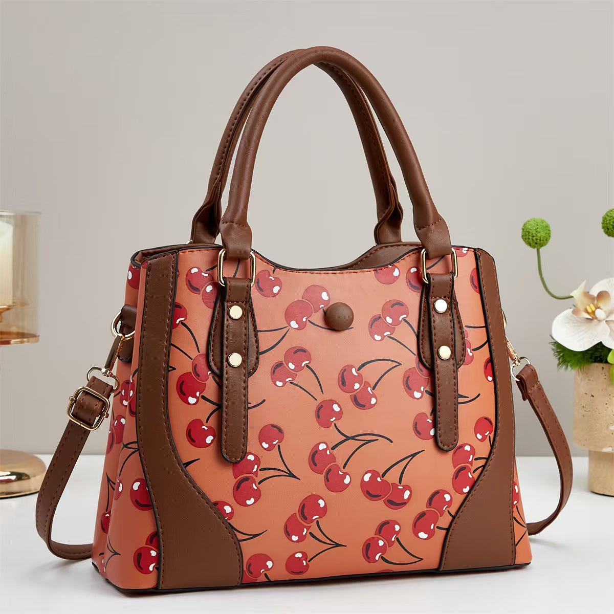 Classic Printing Contrast Color Retro Niche Out Bags