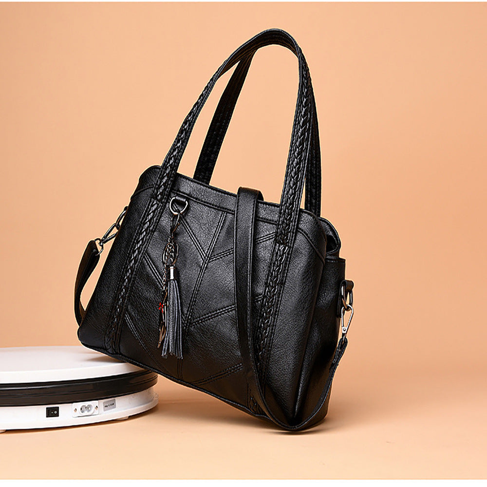 Women's Large Portable Soft Leather Capacity Women's Shoulder Bag