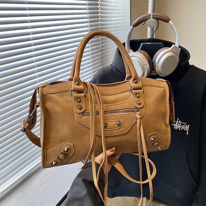 Women's Autumn Korean Fashion Retro Large Capacity Women's Shoulder Bag