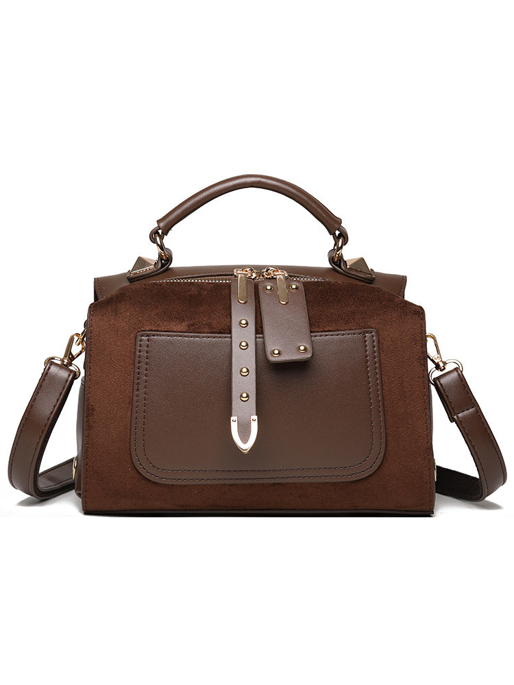 Women's Fashion High-grade Portable Boston Pillow Women's Handbag
