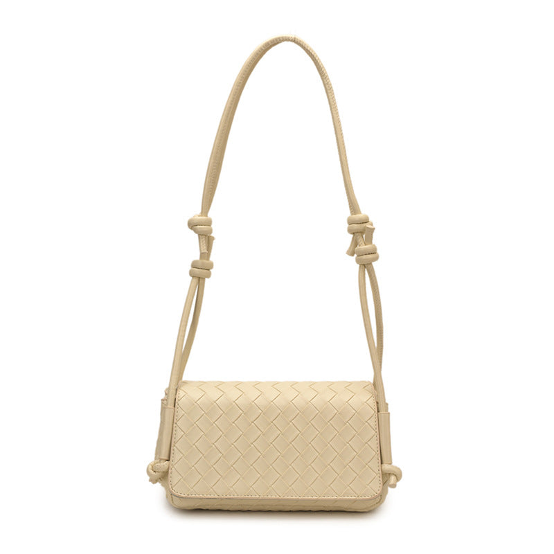Women's Korean Style Design Woven Pattern Pouch High-grade Light Luxury Shoulder Bags
