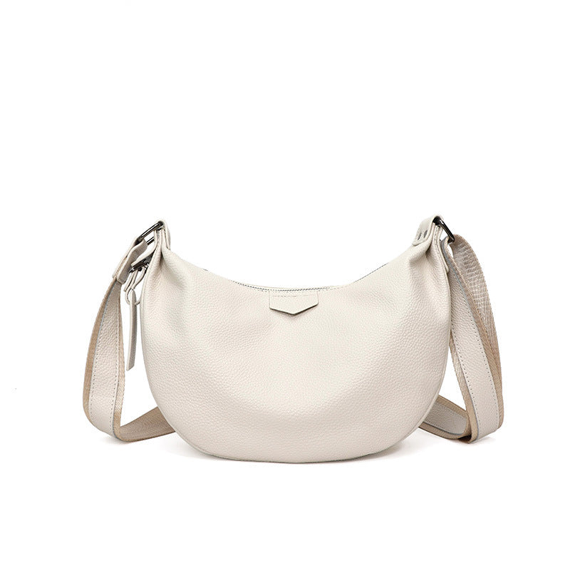 Women's Genuine Commuter Large Capacity Dumpling High-grade Women's Leather Bag