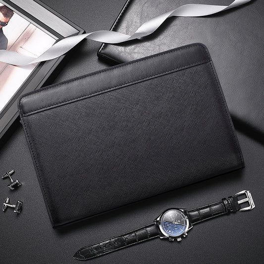 Men's Leather Password High-grade Business Large Capacity Men's Clutch
