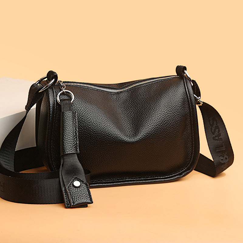 Women's First Layer Fashion Simple Advanced Texture Shoulder Bags