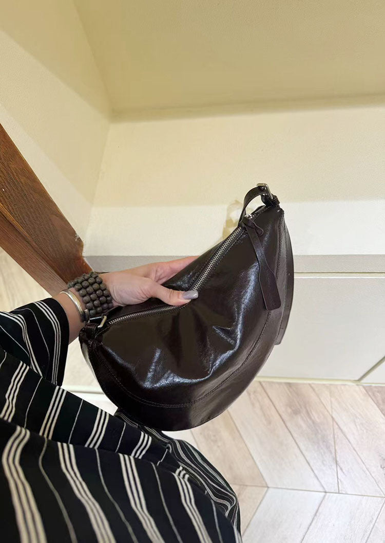 Oil Wax Skin Triangle Underarm Minority Bags