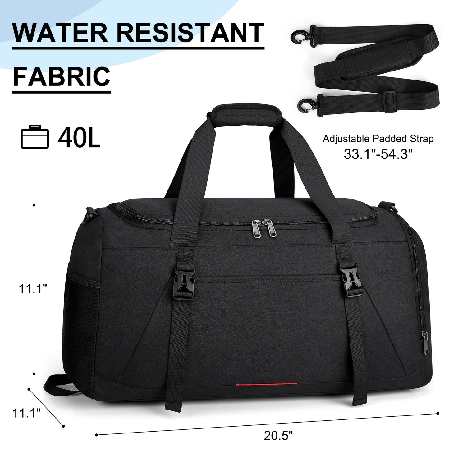 Unisex Waterproof Large Capacity Portable Weekend Luggage