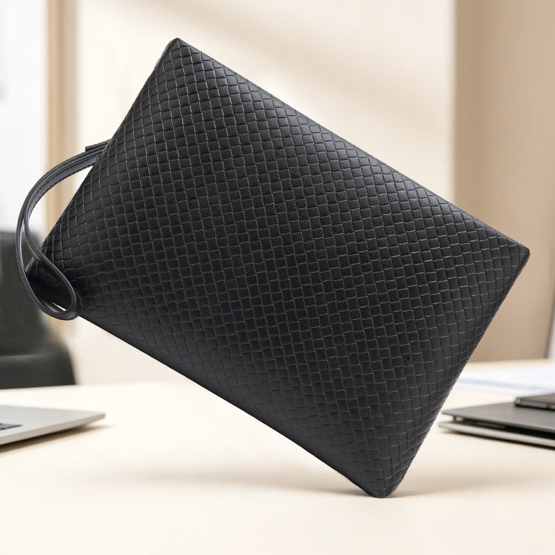 Men's Woven Envelope Large Capacity Business Fashion Men's Clutch