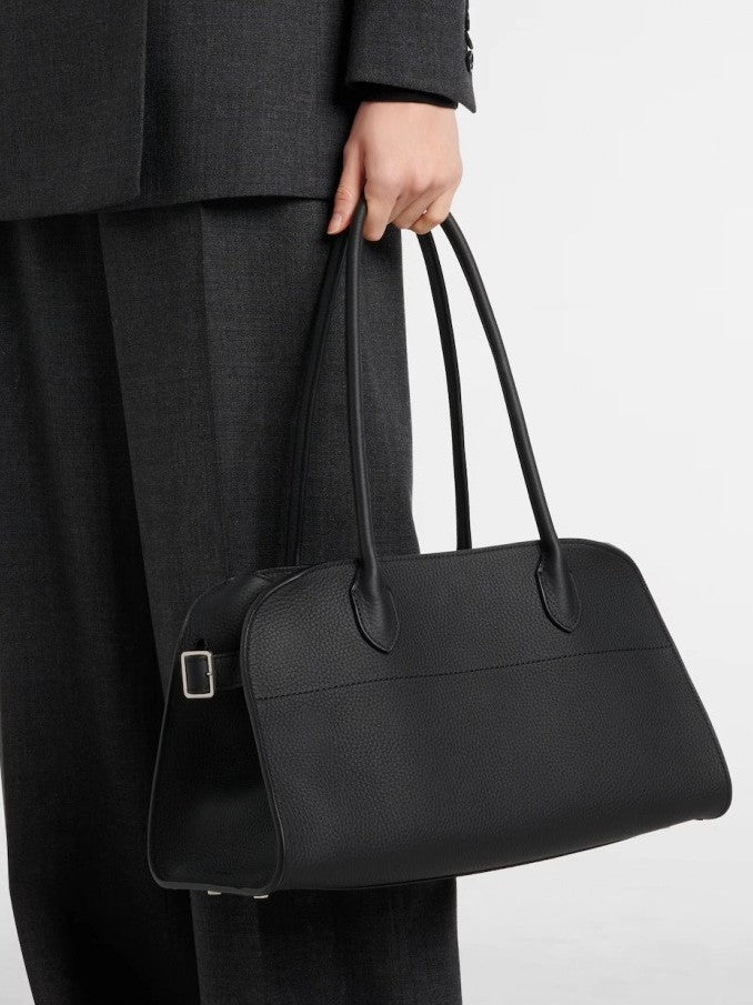 Dong Large Capacity High-grade Lychee Pattern Cowhide Commuter Bags