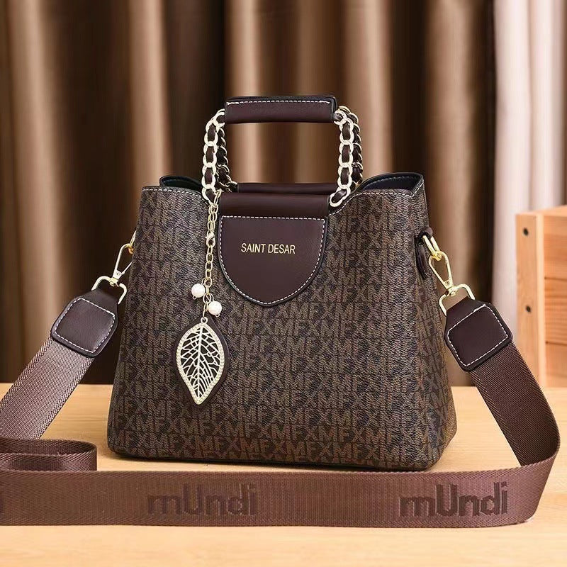 Women's Fashionable Printed High-grade Large Capacity Women's Messenger Bag