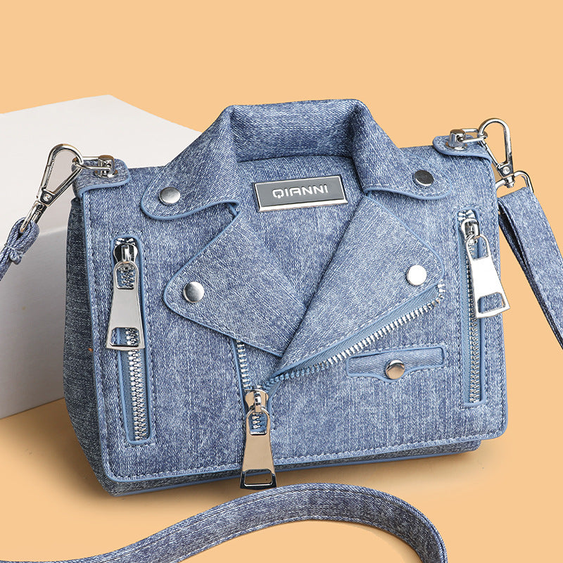 Women's Rivet Jacket Fashion Clothes Summer Trendy Women's Shoulder Bag