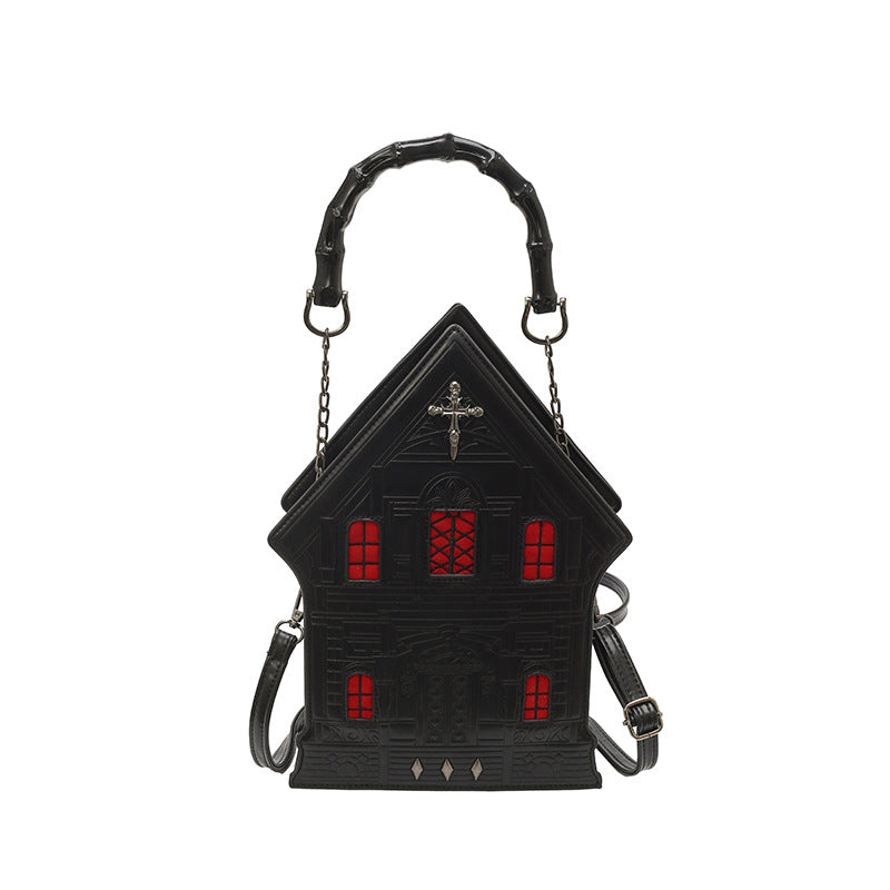 Women's Dark Goth House Style Niche Shaped Women's Shoulder Bag
