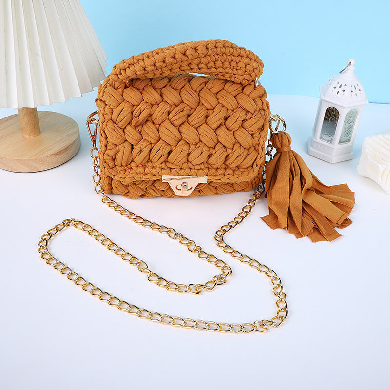Women's Spring Ya Woven Cloth Chain Women's Messenger Bag