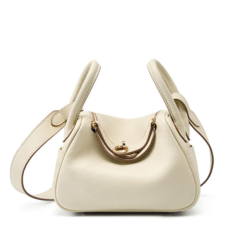 Women's First Layer Cowhide Fashionable Commuter Portable Bags
