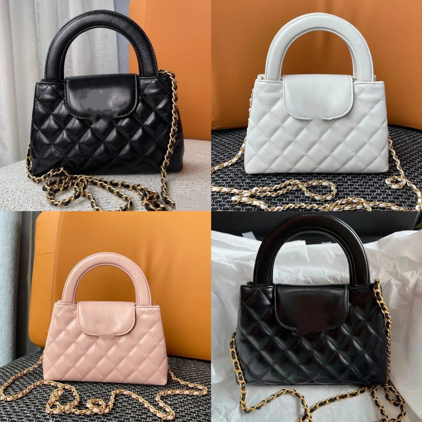 Comfortable Women's Rhombus Chain Kelly Fashion Women's Shoulder Bag