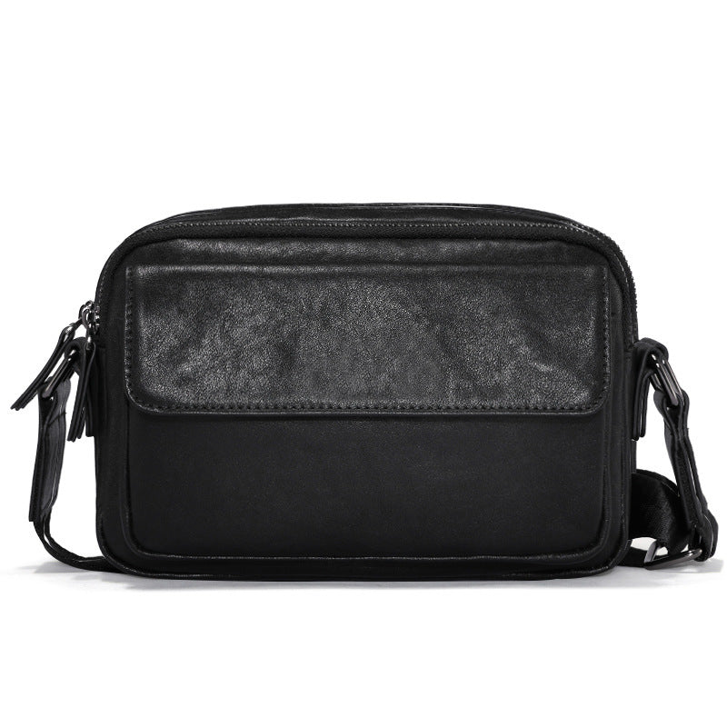 Men's Leather Horizontal Cowhide Soft Business Fashion Men's Bags