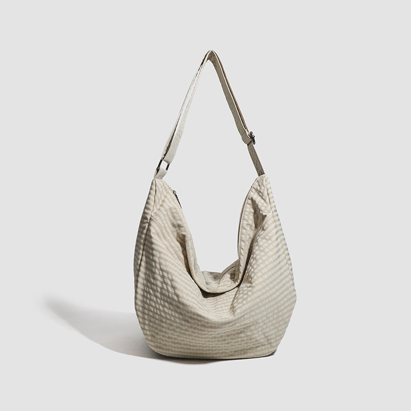 Creative Niche Waffle Cloth Fashion Style Bags