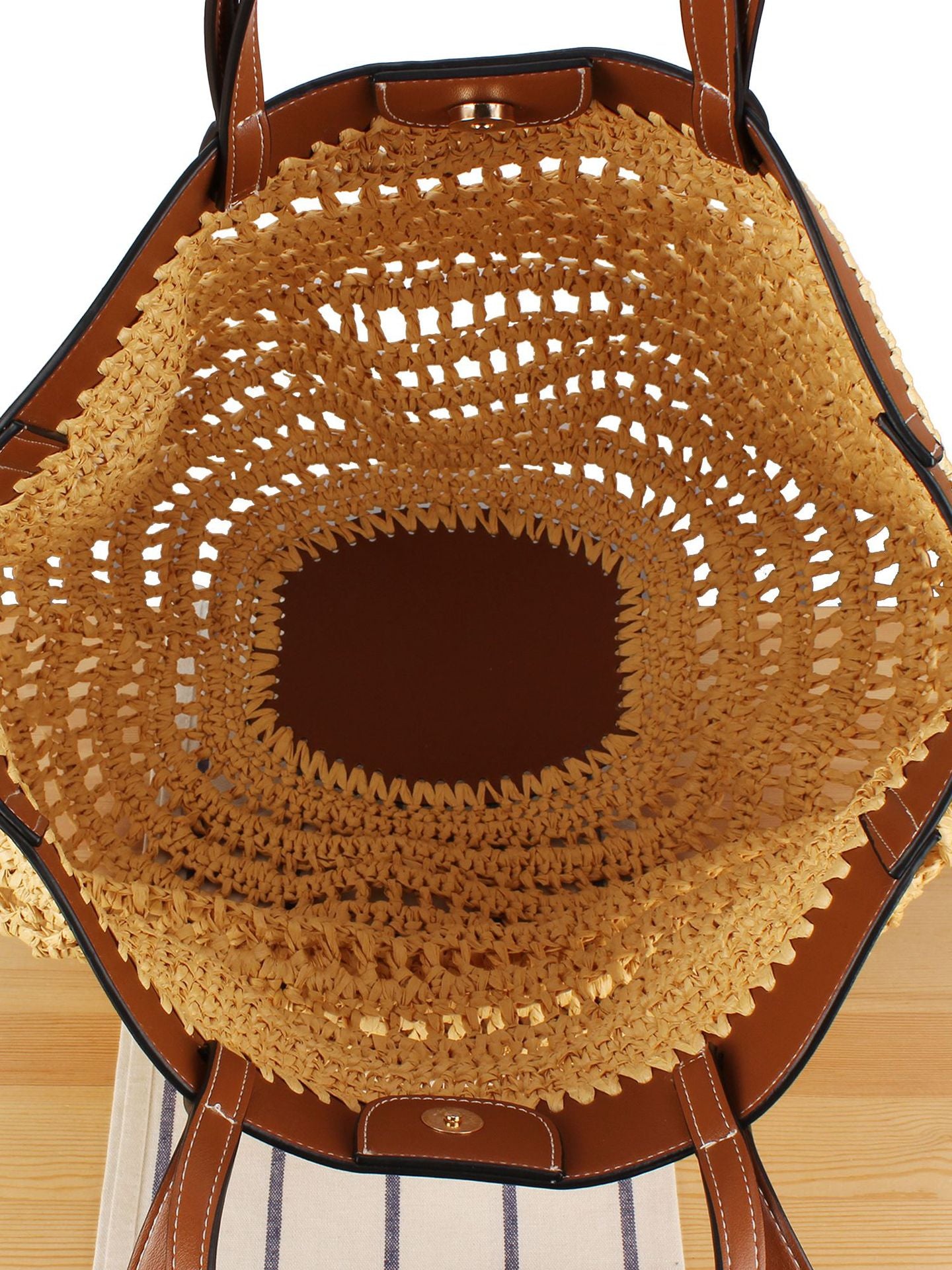 Women's Hand-woven Seaside Vacation Daily Leisure Commute Women's Shoulder Bag