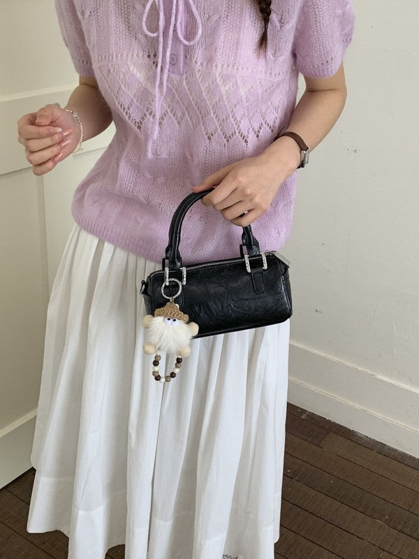 Fashion Popular Cylinder Boston Hand Holding Women's Shoulder Bag