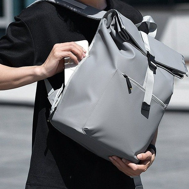 Men's Nylon Cloth Fashion Trendy Grace Simple Personality Niche Business Backpack