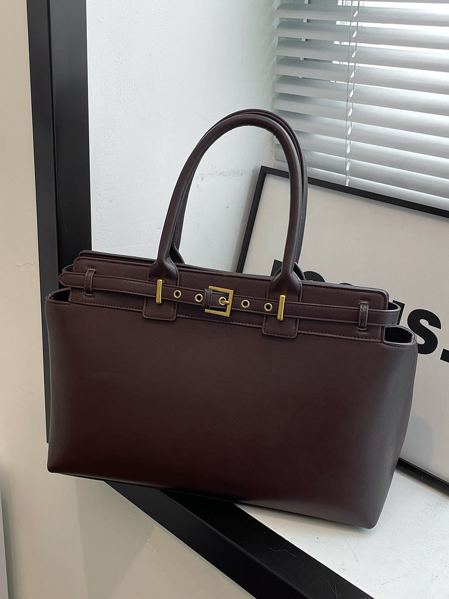 Women's Capacity Totes Korean Style Light Luxury Commuter Bags