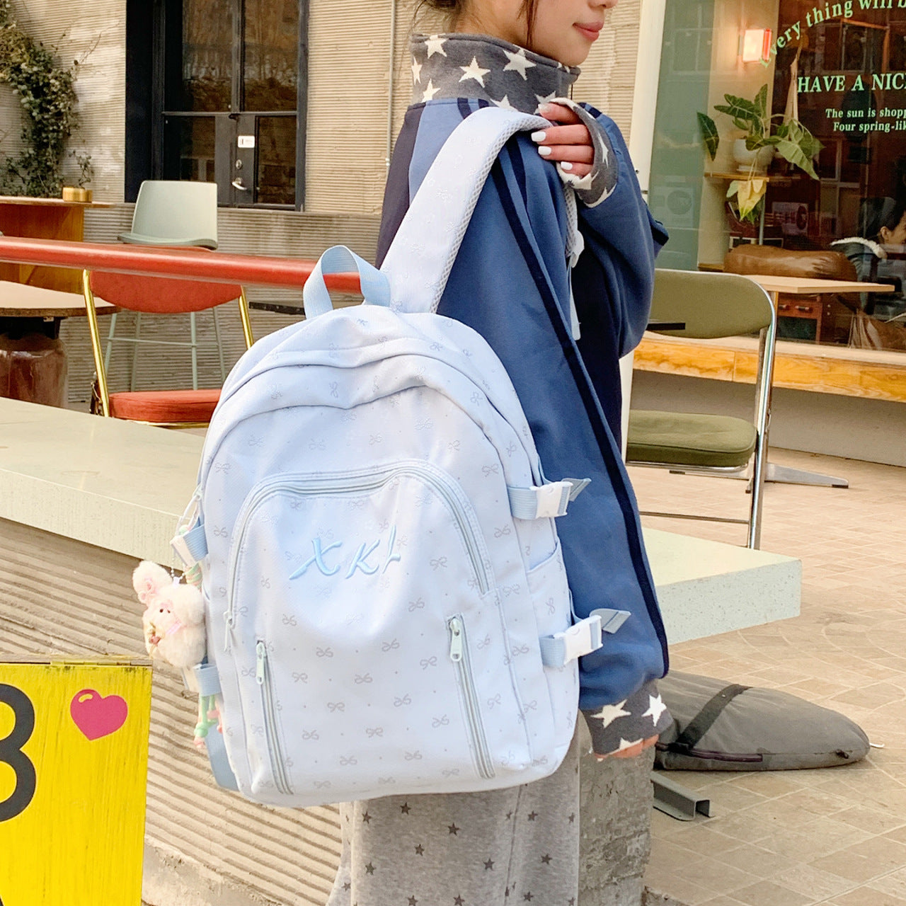 Cute Female Korean Junior High Class Large College Student Schoolbag