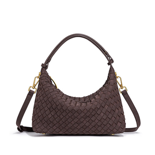 Women's Frosted Woven Niche High-grade Underarm Fashion Women's Handbag