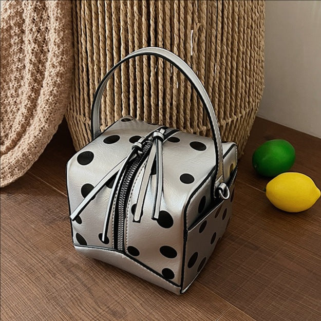 Women's Simple Polka Dot Fashion Personality Design Super Women's Messenger Bag
