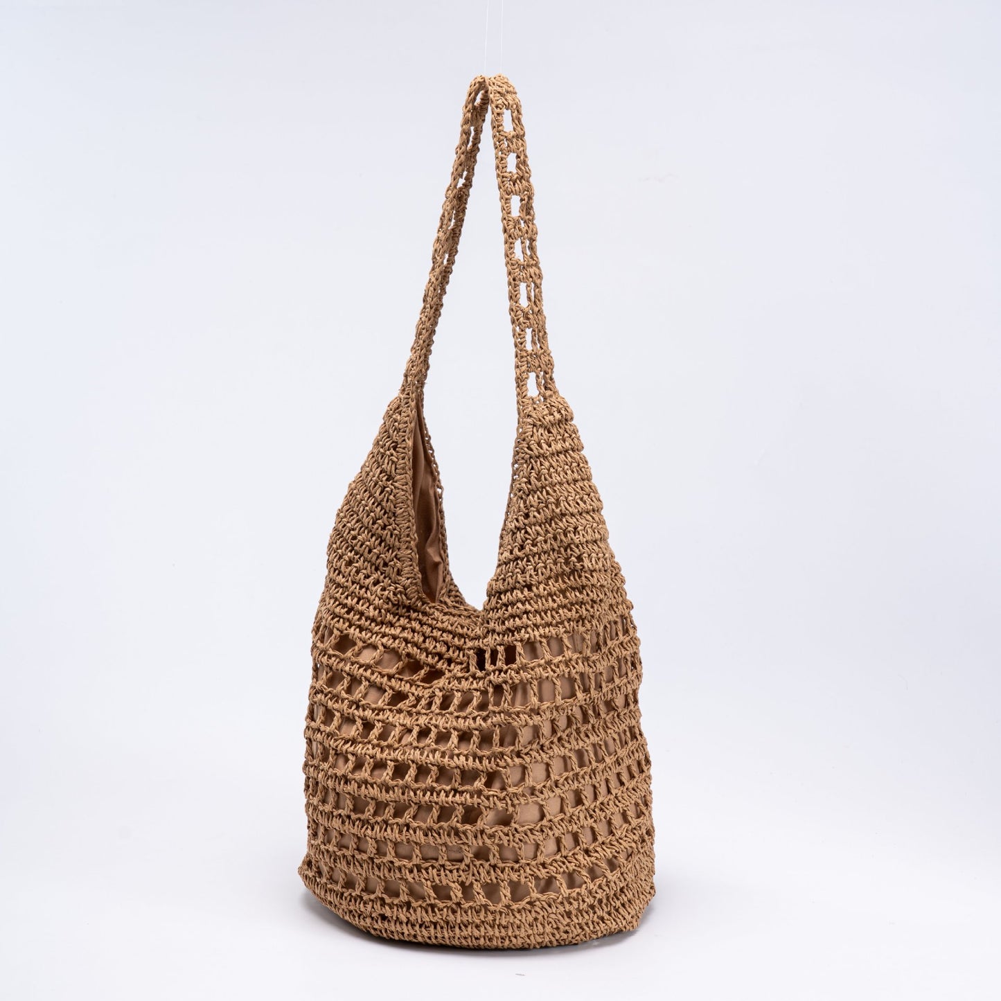 Versatile Women's Straw Hand-woven Vacation Beach Tote Bag