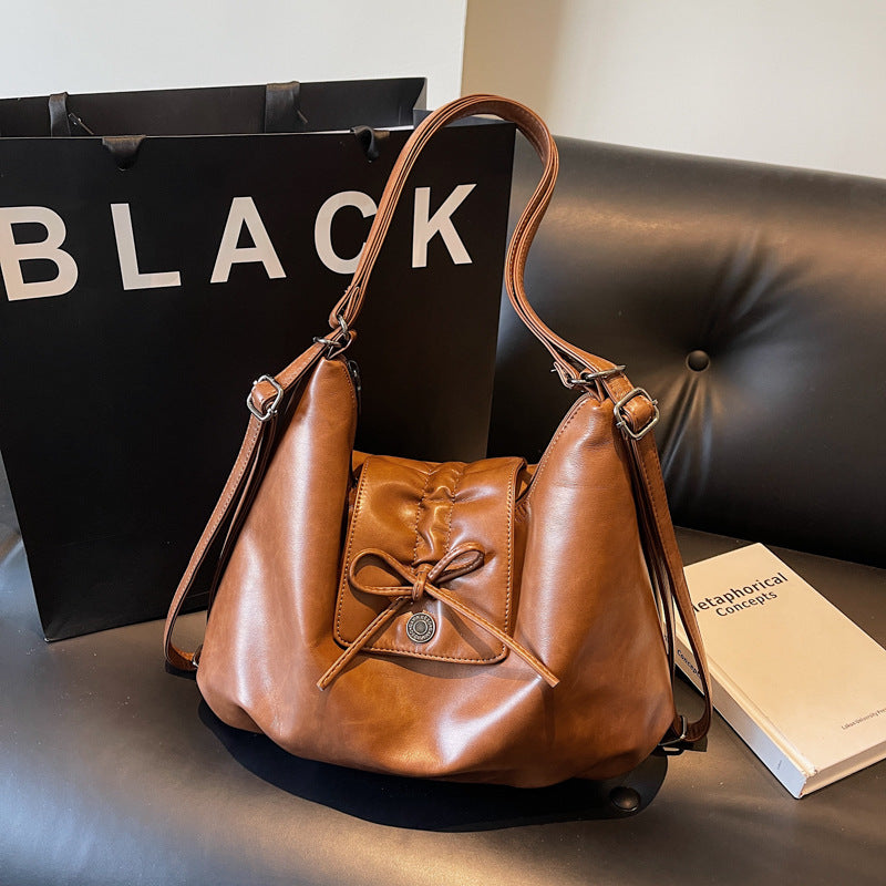 Fashion Female Trend Wild Texture Soft Surface Women's Messenger Bag