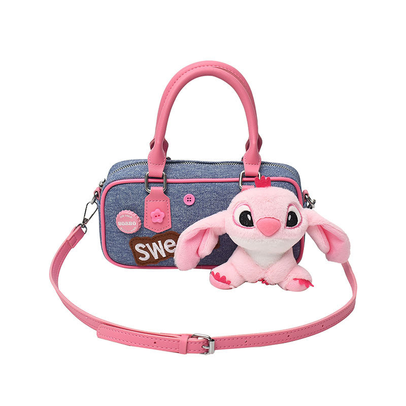 Cartoon Doll Boston Large Capacity Fashion Commuter Niche Cute Handbags