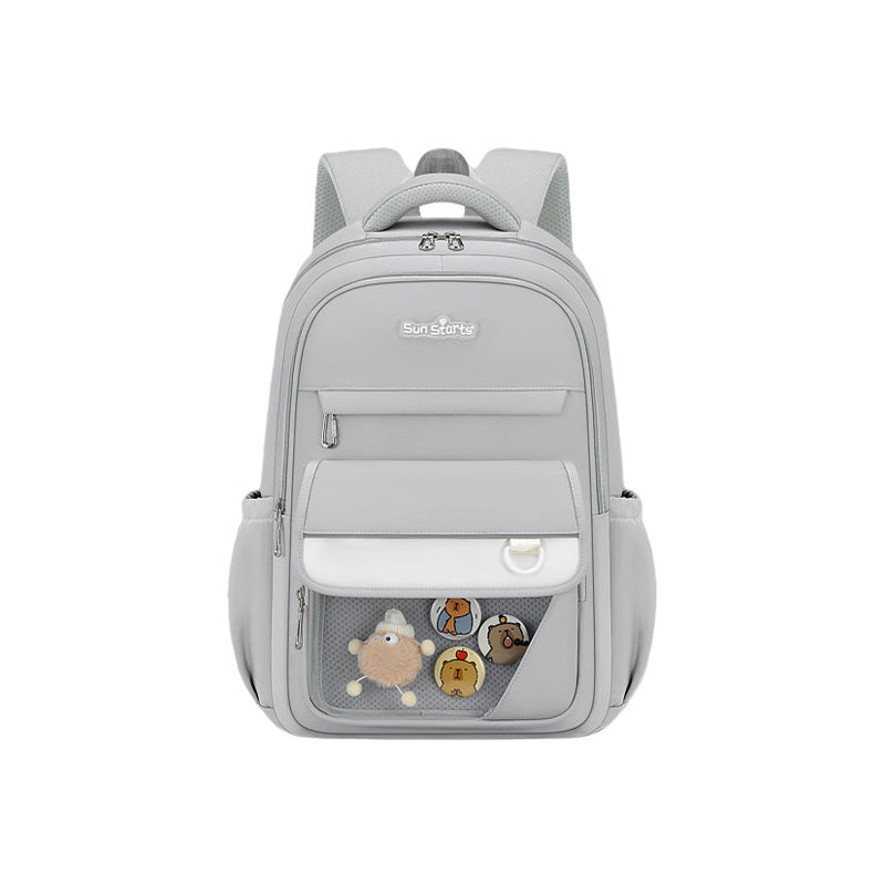 Alleviation Fashion Transparent Good-looking Cartoon Large Capacity Waterproof Backpacks