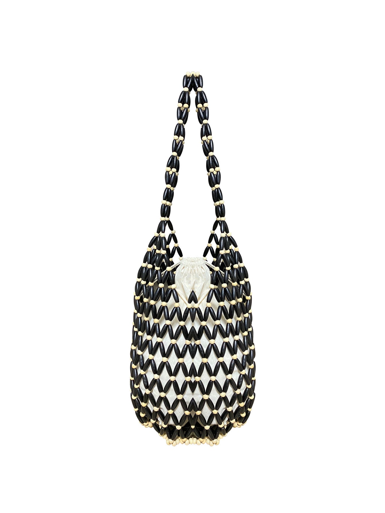 Summer Fashion Design Style Handmade Beaded Weaving Hollow Women's Shoulder Bag