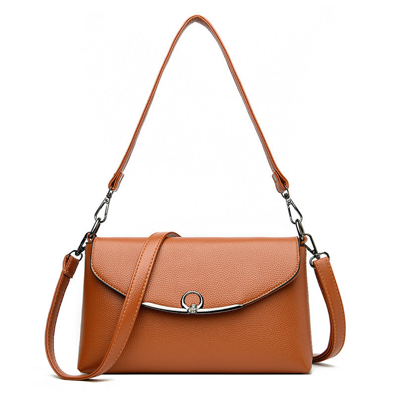 Women's Fashion Simple Large Capacity Versatile Mother-in-law Soft Women's Shoulder Bag