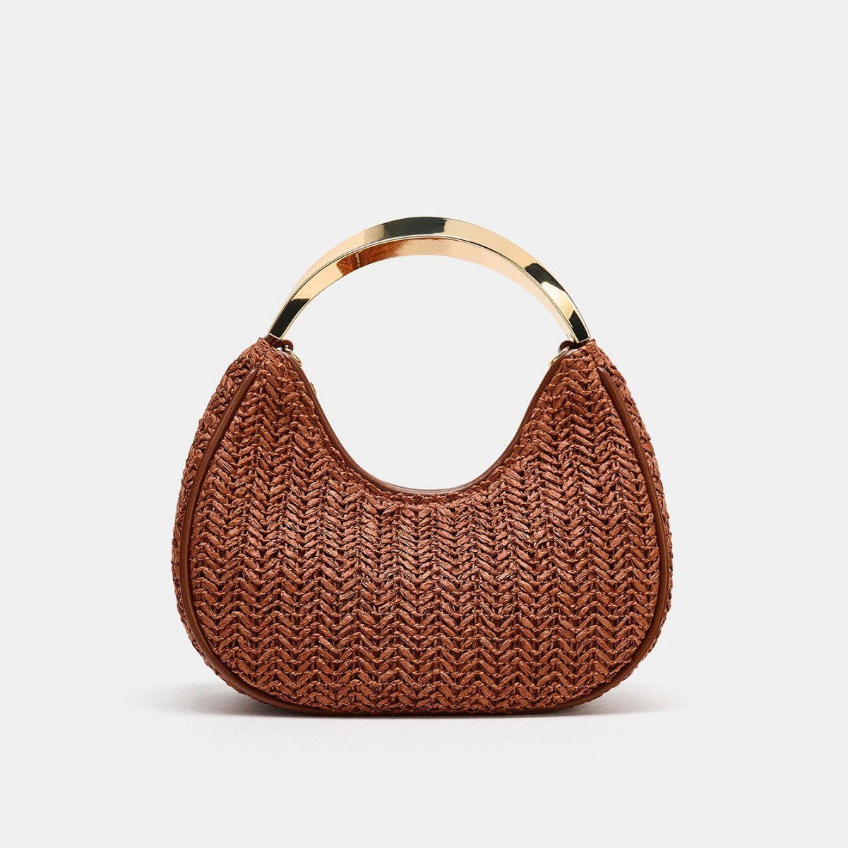 Women's Plated Metal Layer Effect Fashion Retro Women's Handbag