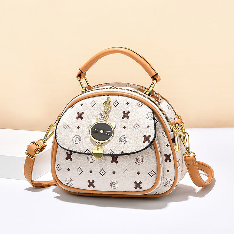 Women's Popular Round Fashionable Summer Fashion Chain Bags