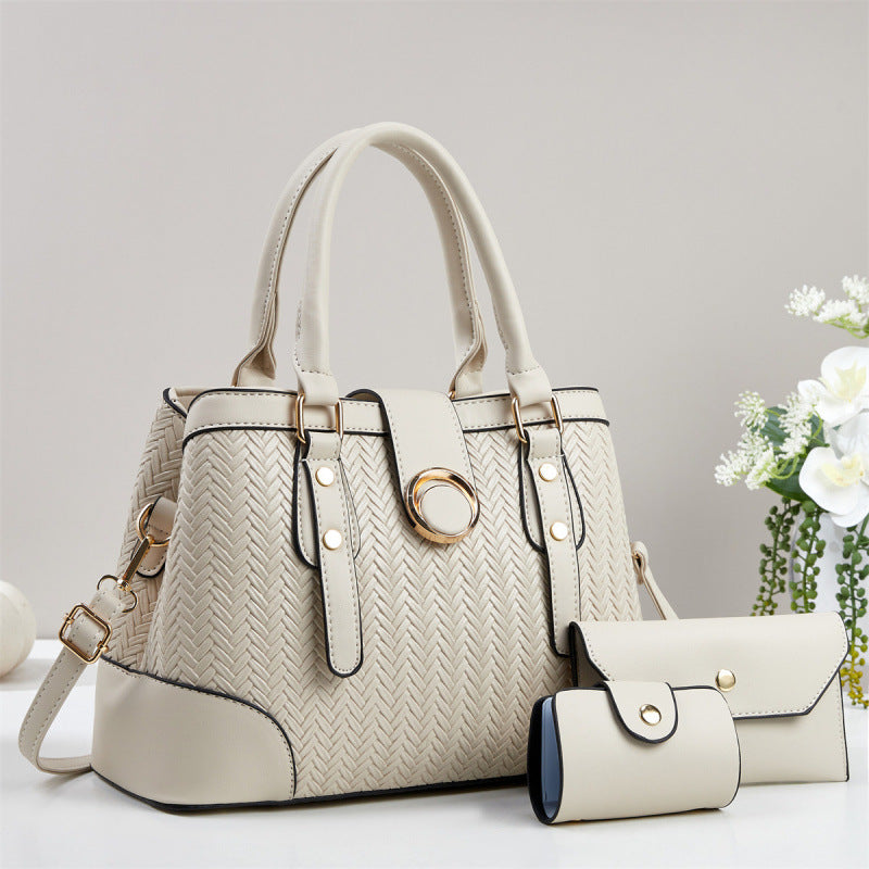 Women's Trendy Three-piece Large Capacity Fashionable Handbags