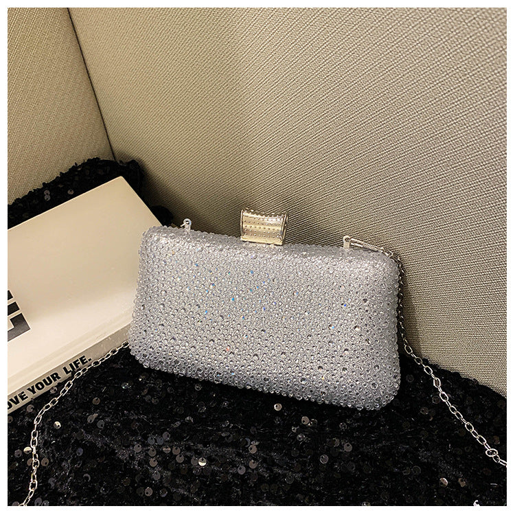 Women's Banquet Hot Drilling Luxury Rhinestone Clutch Dinner Bag