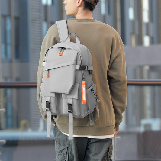 Men's Large Capacity Business Trip Simple Commute Computer Trendy Leisure Backpack
