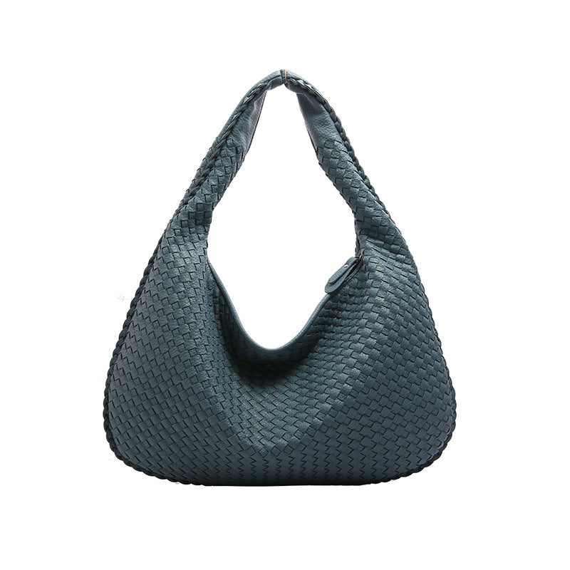 Women's French Style High Sense Woven Elegant Underarm Niche Texture Bags