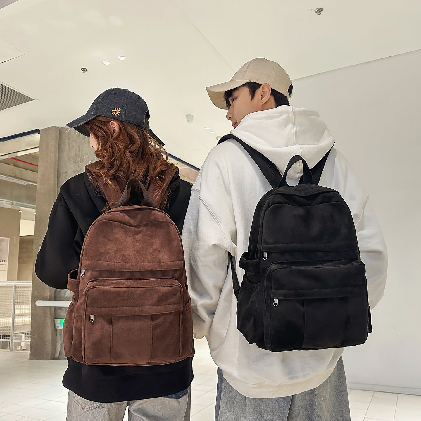 Women's Large Capacity Simple High Korean Fashion Trend Backpacks