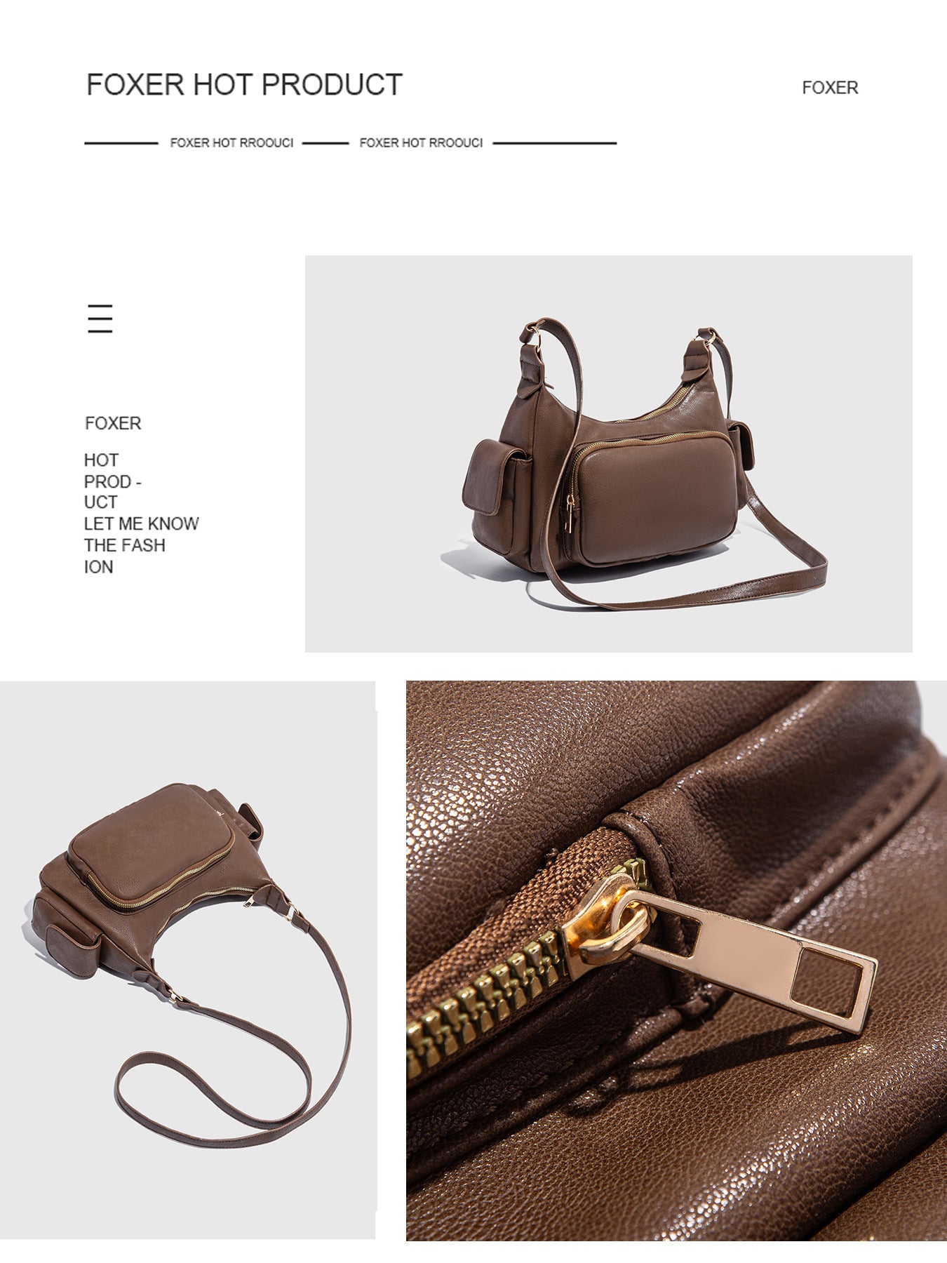 Niche High-grade Mechanical Style Motorcycle Retro Bags