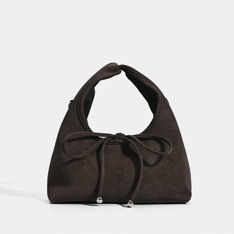 Women's Drawstring Design Underarm Minority Simple Fashion Women's Handbag